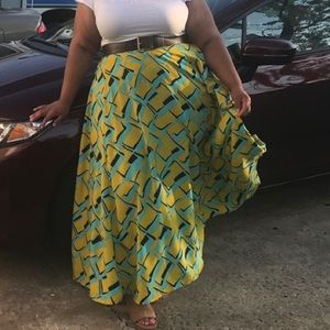 Unique print skirt size extra large